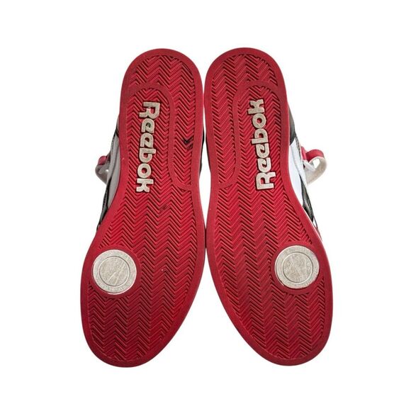 Reebok BB4500 Hi Top White/Black/Vector Red Sz 9